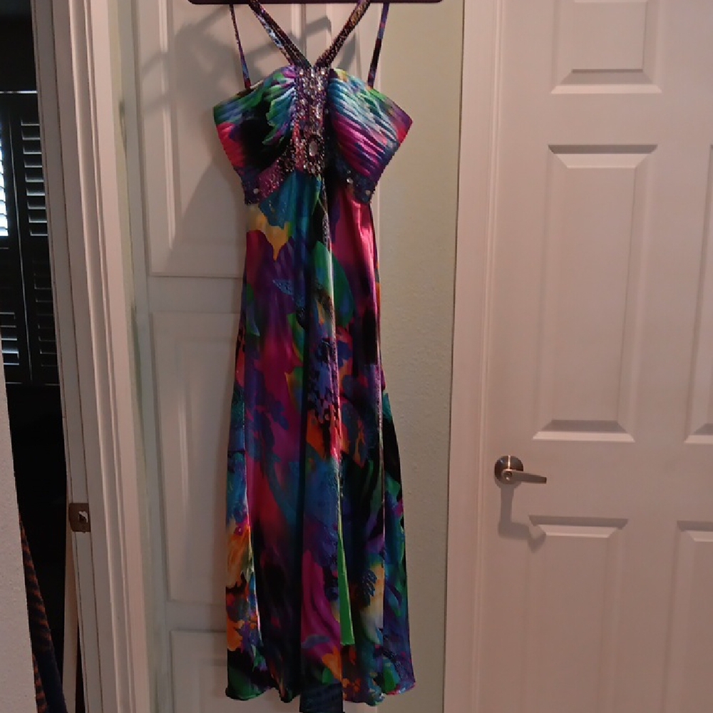 Multicolor Strappy Dress